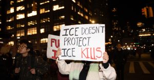 Scenes from the anti-ICE march in New York City after Renee Good’s killing